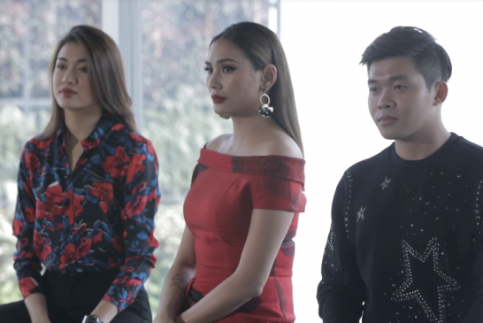 Á hậu Hoàng Yến và Lệ Hằng hướng dẫn H’Hen Niê catwalk