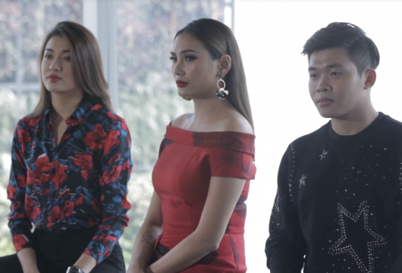 Á hậu Hoàng Yến và Lệ Hằng hướng dẫn H’Hen Niê catwalk