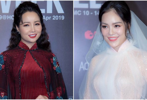 Thời trang Áo dài cưới thống trị thảm đỏ ngày 3 Aquafina Vietnam International Fashion Week 2019