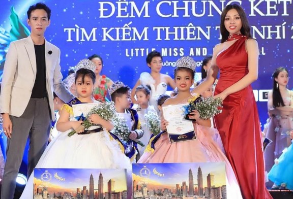 Hoa hậu Trần Phương Hà lộng lẫy trao giải cho quán quân ‘Thiên tài nhí 2019’