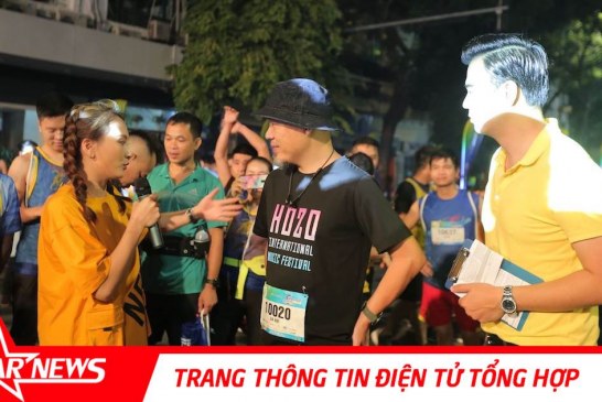 Nhạc sĩ Huy Tuấn chinh phục cự ly 10km trong giải chạy Revive Marathon Xuyên Việt