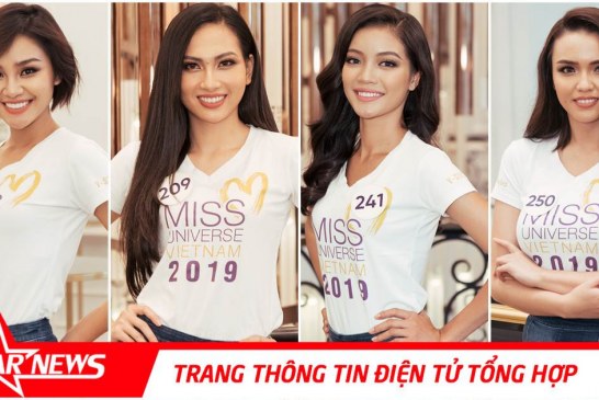 Lộ diện 10 thí sinh đầu tiên vào top 60 Hoa hậu Hoàn vũ Việt Nam 2019