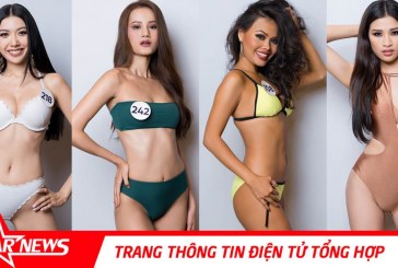 Dàn thí sinh Hoa hậu Hoàn Vũ Việt Nam 2019 nóng bỏng trong phần thi Bikini