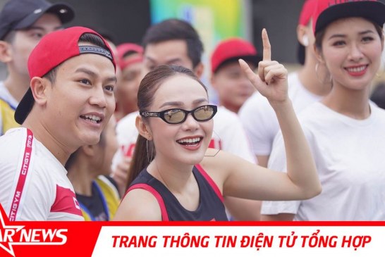 Minh Hằng “nhào lộn” trên đường chạy cùng dàn trai 6 múi “gây náo loạn” trong sự kiện Revive Marathon xuyên Việt tại TP. HCM