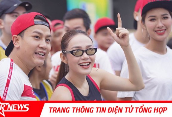 Minh Hằng “nhào lộn” trên đường chạy cùng dàn trai 6 múi “gây náo loạn” trong sự kiện Revive Marathon xuyên Việt tại TP. HCM