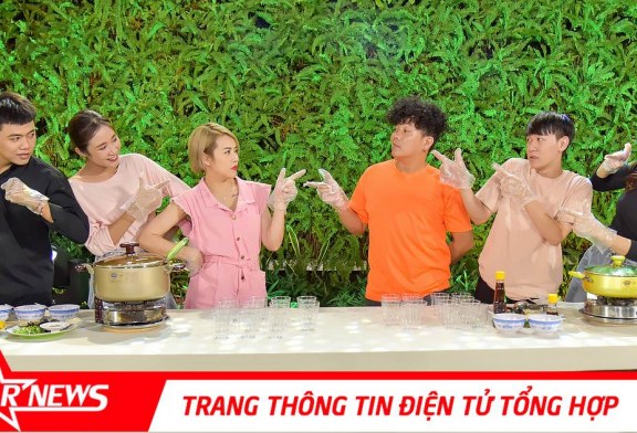 Diễn viên Hoàng Mèo đọ tài nấu súp cua với bà xã Đại Ngọc Trâm