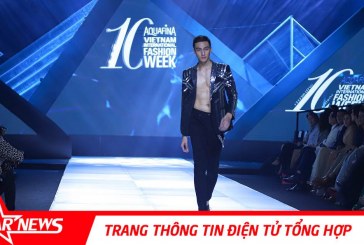 Quán quân The Face Vietnam 2018 – Mạc Trung Kiên mở màn Aquafina Tuần lễ Thời trang Quốc tế Việt Nam Thu Đông 2019