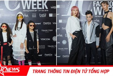 Dàn mẫu Top Model Online và Model Kid Vietnam đổ bộ Aquafina Tuần lễ Thời trang Quốc tế Việt Nam Thu Đông 2019