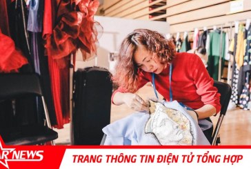 Kết hợp giữa thời trang và hội họa, NTK Hoàng Quyên gây ấn tượng với BST Áo dài tại Tuần lễ Thời trang Hàn Quốc – Asean