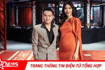 Minh Tú mặc đầm phản chủ khi huấn luyện thí sinh tại Miss Universe Vietnam 2019