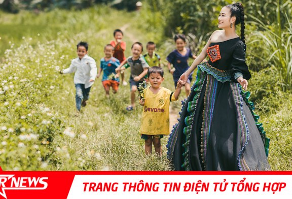 Hoa hậu Áo dài Tuyết Nga mang thời trang và âm nhạc vinh danh vẻ đẹp quê hương Việt Nam