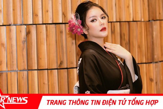 Lý Nhã Kỳ mặc Kimono làm vedette trong show của nhà thiết kế Nhật Bản