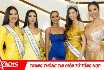 H’Hen Niê, Hoàng Thùy hội ngộ cùng top 3 Hoa hậu Hoàn Vũ Việt Nam 2019