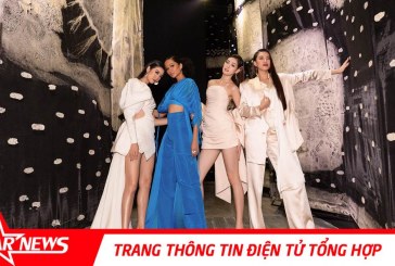 Người đẹp Hoa hậu Hoàn vũ Việt Nam đến chúc mừng NTK Nguyễn Công Trí tại triển lãm “Cục im lặng”