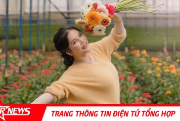 Lý Nhã Kỳ khoe vẻ đẹp không tì vết trong vườn hoa ở Đà Lạt