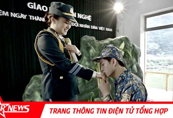 “Mỹ nhân” Sao Mai Trần Nhật Linh  “tặng quà muộn” cho các chiến sĩ