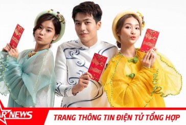 Khả Ngân, Quốc Anh, Hoàng Yến Chibi diện trang phục cổ truyền chúc mừng ngày Tết Nguyên Đán