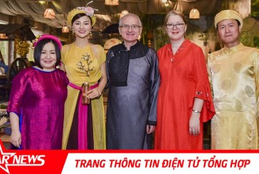 Bà Trang Lê cùng siêu mẫu Vũ Thu Phương mời khách Quốc tế ăn Tết Việt