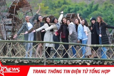 Dàn người đẹp Hoa hậu Hoàn vu tham gia quảng bá du lịch tỉnh Lai Châu