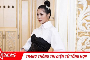 Miss Earth Vietnam Hoàng Hạnh kín cổng cao tường tại sự kiện đầu năm