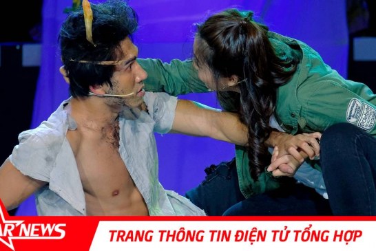 Công Hà thể hiện những động tác di chuyển điêu luyện khiến Phi Ngọc Ánh trầm trồ