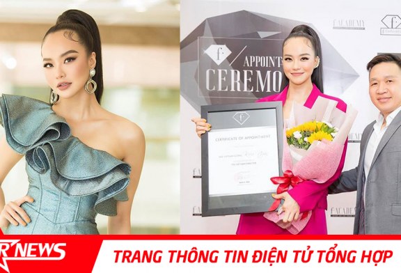 Hoa hậu Kiều Ngân bất ngờ được bổ nhiệm Giám Đốc kênh Truyền hình Quốc tế về thời trang tại Việt Nam