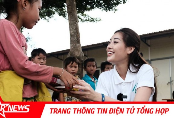 Hoa hậu Khánh Vân cùng ngôi nhà OBV trao hơn 500 phần quà cho học sinh tại Đắk Nông