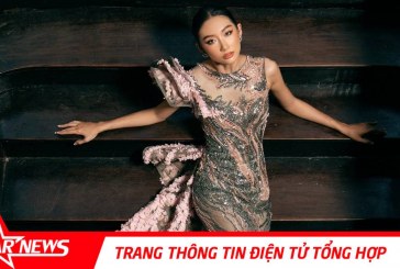 Thanh Khoa “Người ấy là ai” bất ngờ lột xác với váy Hoàng Hải