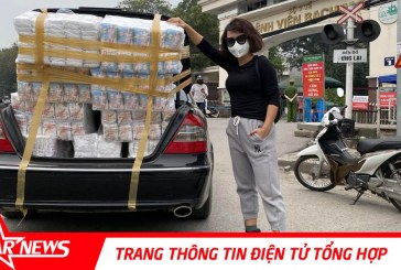 Thái Thùy Linh tặng và kêu gọi góp khẩu trang cho y bác sĩ Đà Nẵng