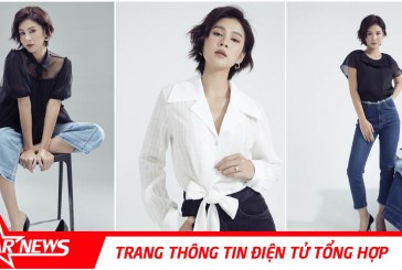 BTV Thu Hoài gợi ý mặc Jeans từ Elise thật phong cách