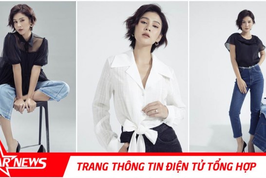 BTV Thu Hoài gợi ý mặc Jeans từ Elise thật phong cách