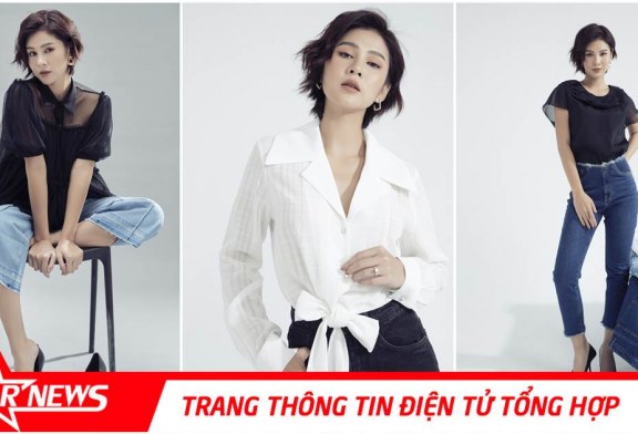 BTV Thu Hoài gợi ý mặc Jeans từ Elise thật phong cách