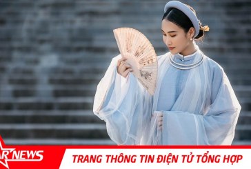 ‘Miss Eco Vietnam’ Đoàn Hồng Trang diện áo Tấc thời chúa Nguyễn