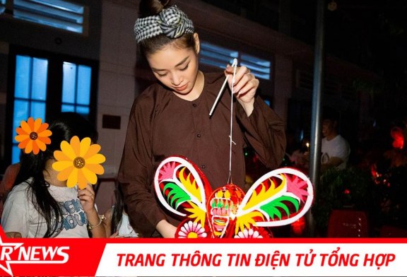 Hoa hậu Khánh Vân đóng vai chú cuội, vui trung thu cùng ngôi nhà OBV