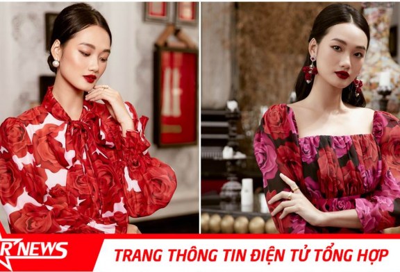 Quỳnh Anh hóa đóa hồng quyến rũ trong các thiết kế mới của Elise