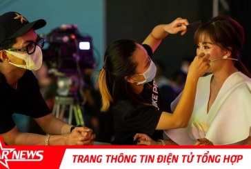 Khánh Thi được Phan Hiển chăm sóc chu đáo trên trường quay vũ điệu vàng