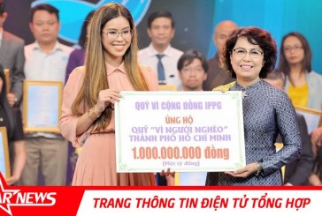 Tiên Nguyễn tiếp tục ủng hộ người nghèo Thành phố Hồ Chí Minh 1 tỷ đồng