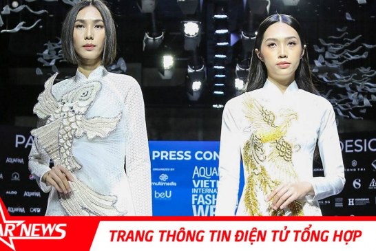 NTK Minh Châu ra mắt bộ sưu tập “Kim Lang” Áo dài cưới lấy cảm hứng từ hình tượng nàng dâu tại Aquafina Vietnam International Fashion Week 2020