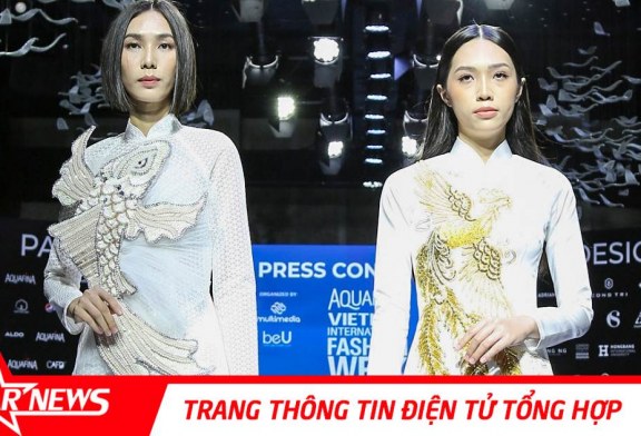 NTK Minh Châu ra mắt bộ sưu tập “Kim Lang” Áo dài cưới lấy cảm hứng từ hình tượng nàng dâu tại Aquafina Vietnam International Fashion Week 2020