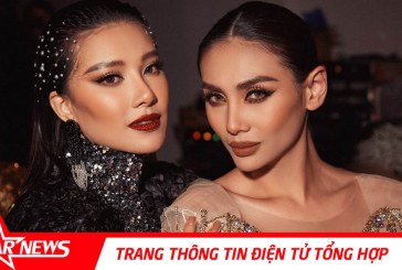 Á hậu Võ Hoàng Yến và Á hậu Kim Duyên “đọ dáng” trong hậu trường