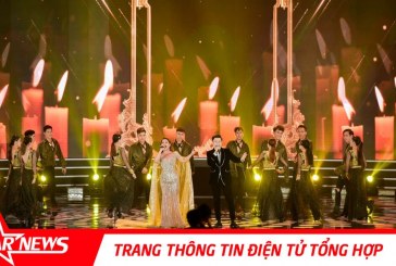 Dương Triệu Vũ song ca cực tình với Minh Tuyết trên sân khấu Hoa hậu Việt Nam