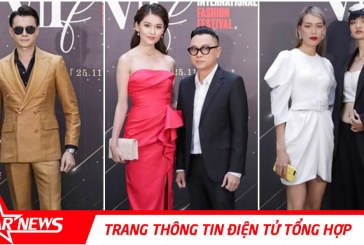 Á hậu Thùy Dung cùng dàn mẫu Next Top đổ bộ thảm đỏ sự kiện ký kết họp tác chiến lược Empire Entertainment & Media và Multimedia JSC