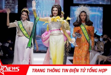 Võ Hoàng Yến “đăng quang” hoa hậu trên sàn diễn Aquafina International Fashion Week 2020