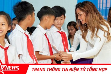 Hoa hậu H’Hen Niê mặc áo dài về thăm trường cũ