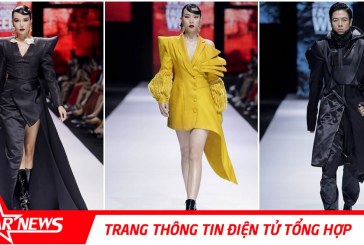 Quỳnh Anh, Thùy Dương nổi bật tại Aquafina Vietnam International Fashion Week 2020 trong bộ sưu tập đến từ sinh viên các trường đại học