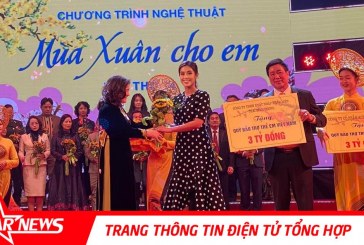 Tiên Nguyễn trao tặng 3 tỷ đồng tại chương trình “Mùa xuân cho em”