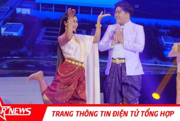 Thành Gia gây thích thú với điệu múa Lâm thôn của người Khmer