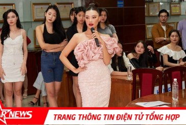 Á hậu Kim Duyên huấn luyện các thí sinh Miss Hutech 2021