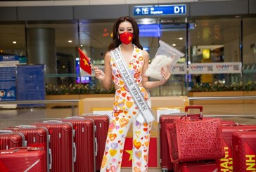 Khánh Vân mang 15 vali sang Mỹ thi Miss Universe