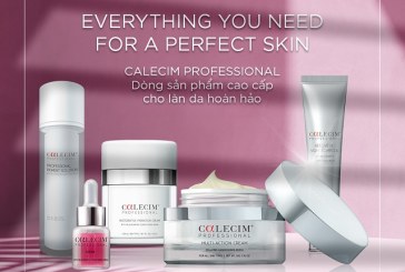 CALECIM Professional – Dòng sản phẩm cao cấp giúp phái đẹp có làn da sáng mịn đầy sức sống